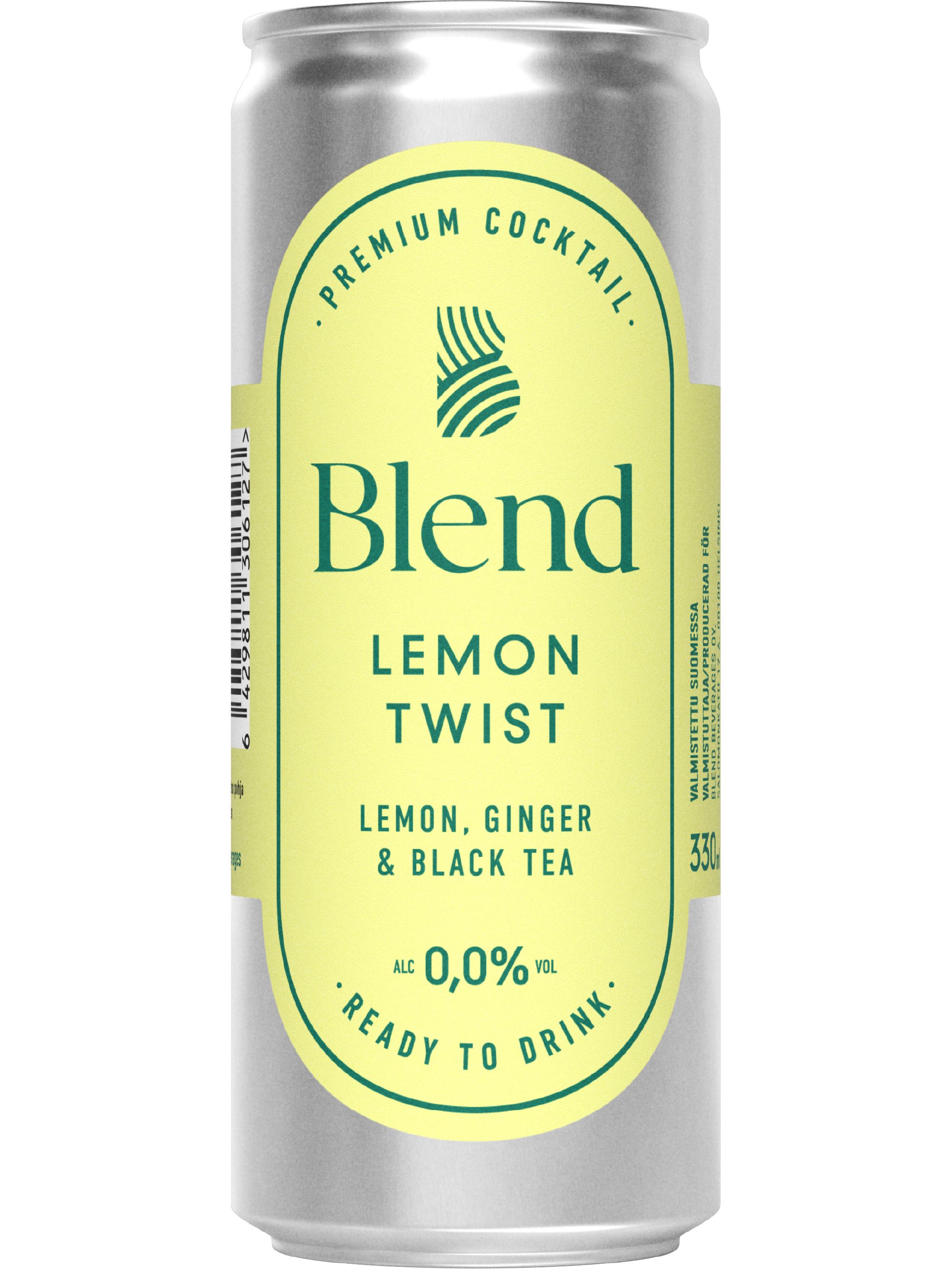 Blend Lemon Twist 0,0% alkoholiton valmis cocktail tölkissä