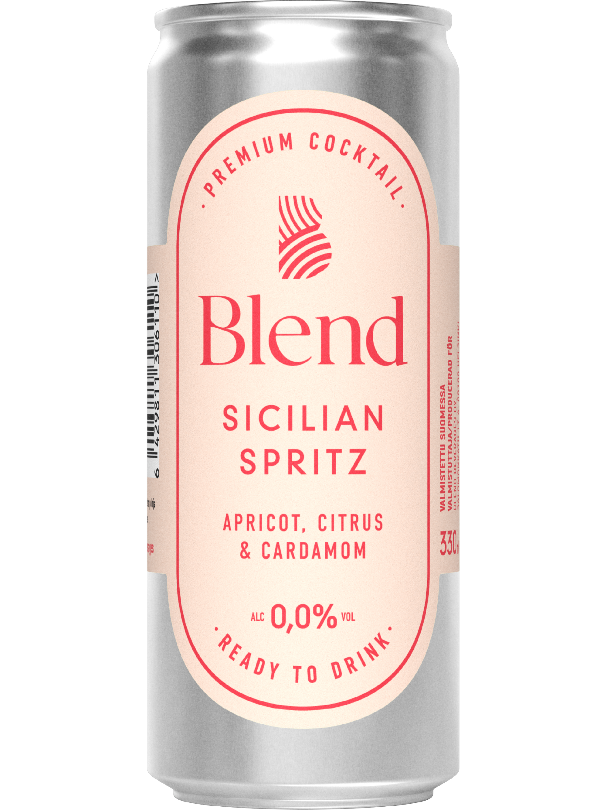 Blend Sicilian Spritz 0,0% alkoholiton valmis cocktail tölkissä