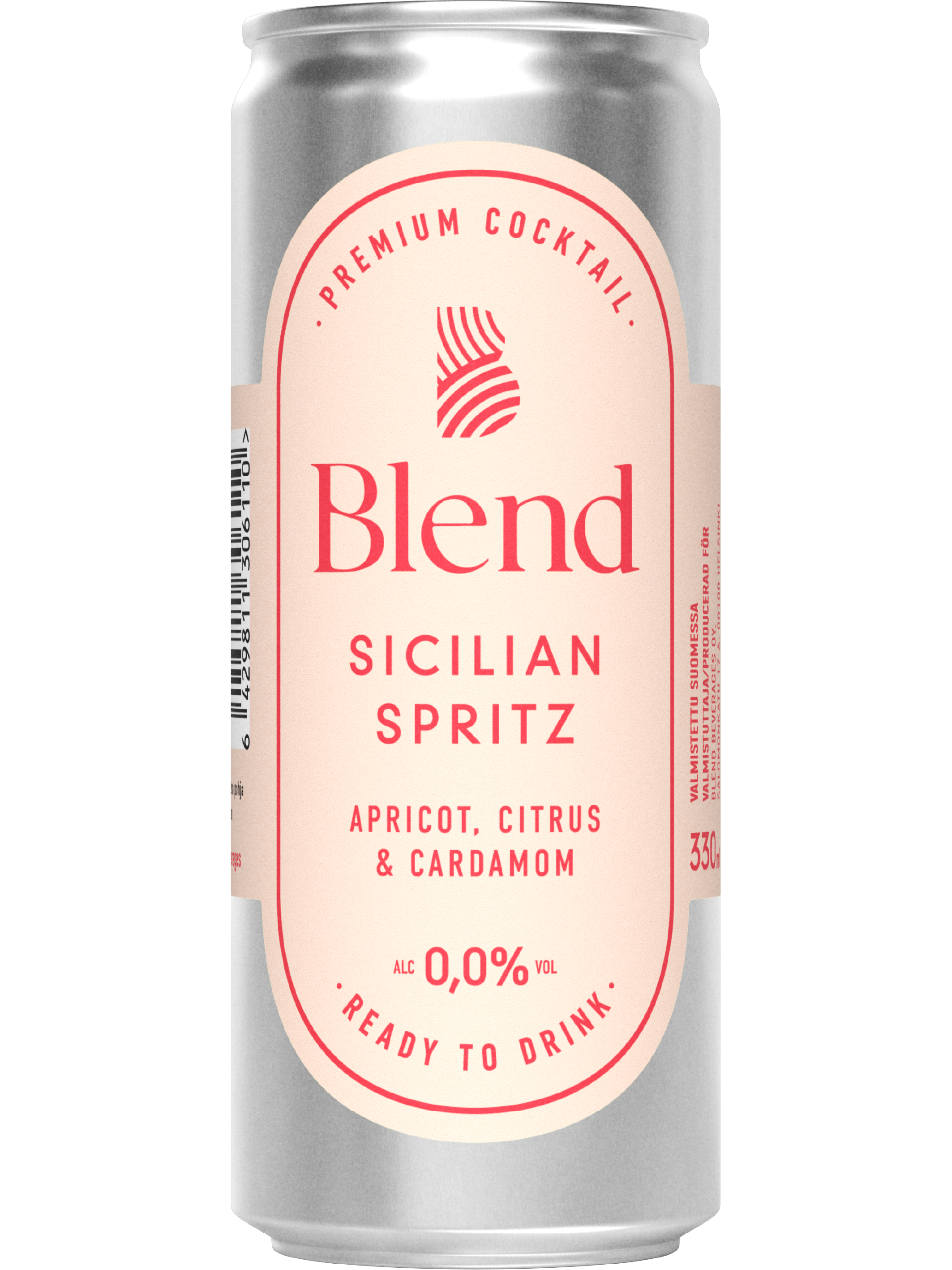 Blend Sicilian Spritz 0,0% alkoholiton valmis cocktail tölkissä