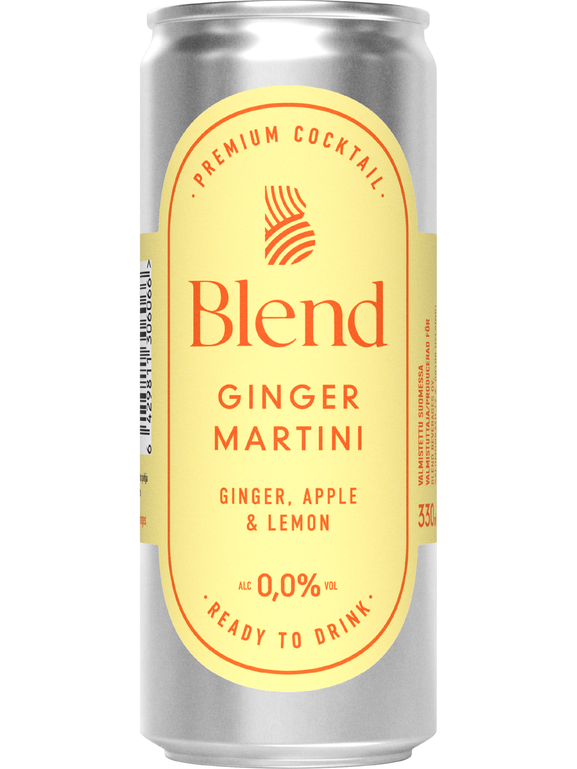 Blend Ginger Martini 0,0% alkoholiton valmis cocktail tölkissä