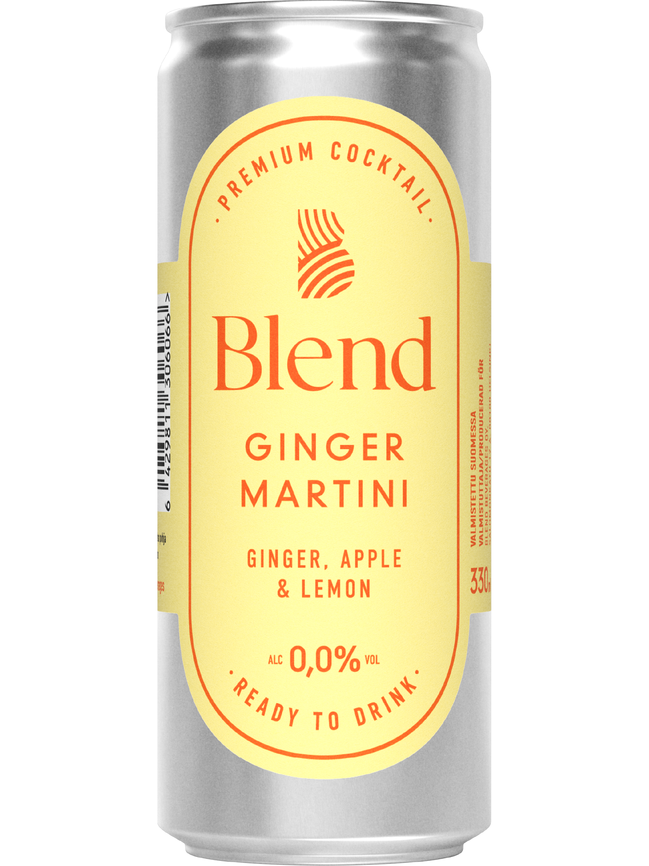 Blend Ginger Martini 0,0% alkoholiton valmis cocktail tölkissä